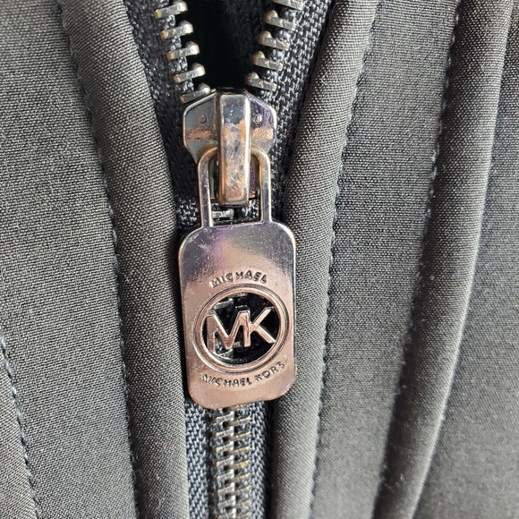 Michael Kors Belted Jacket W/Removable Hood SZ L - Picture 7 of 12